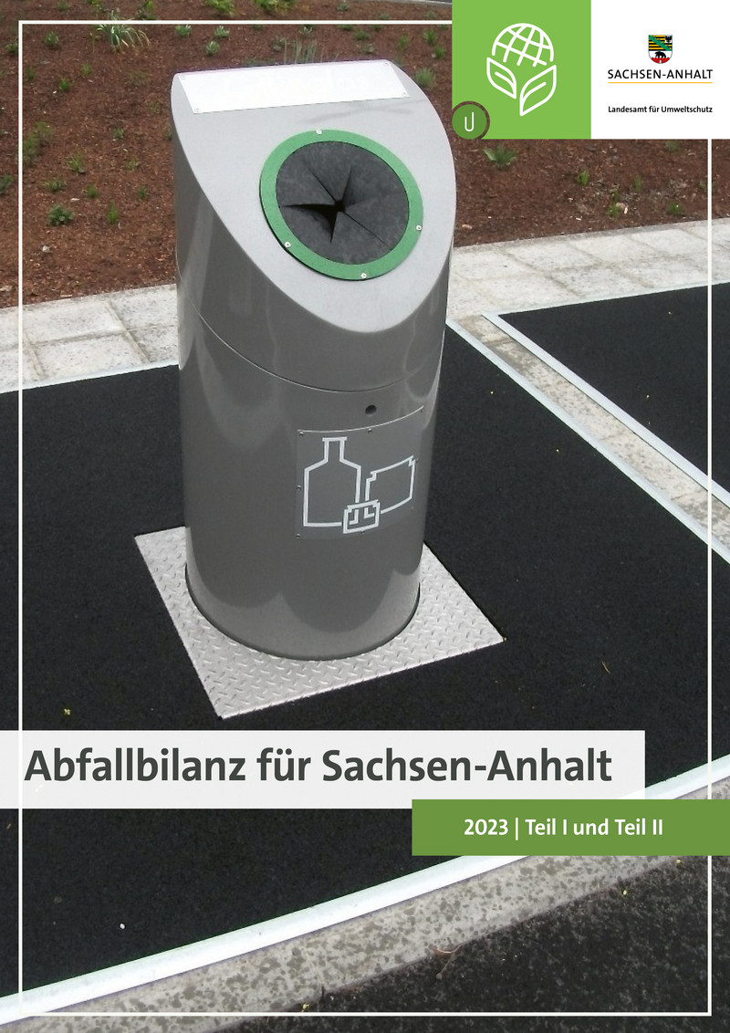 Titelblatt Bericht Abfallbilanz 2023
