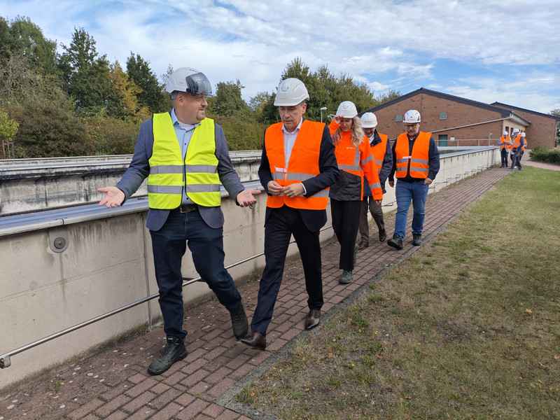 Besichtigung der Kläranlage