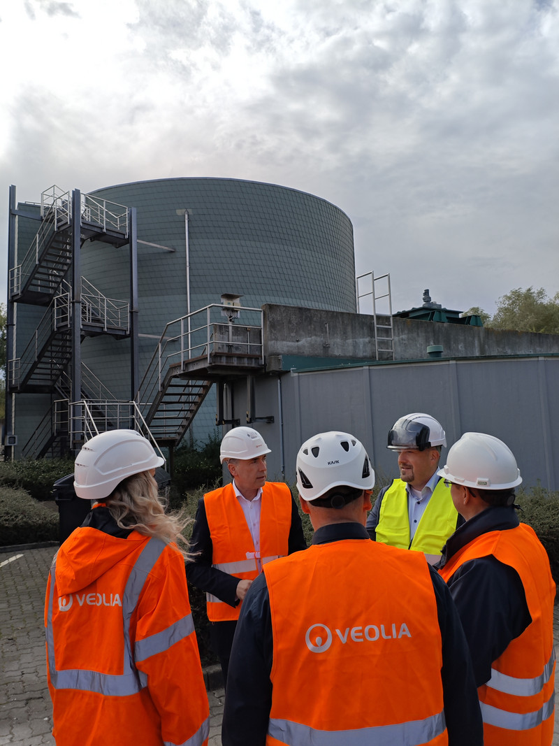Besichtigung der Kläranlage
