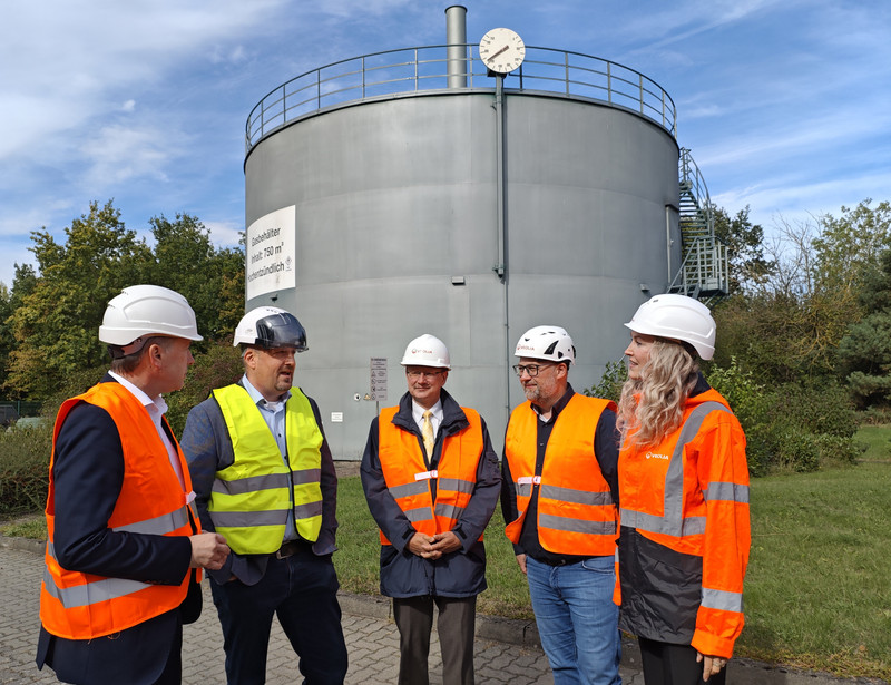 Besichtigung der Kläranlage