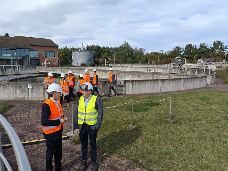 Besichtigung der Kläranlage