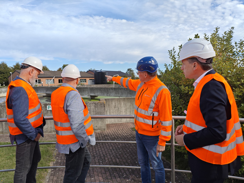 Besichtigung der Kläranlage