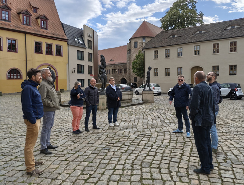 Besichtigung von Halle (Saale).